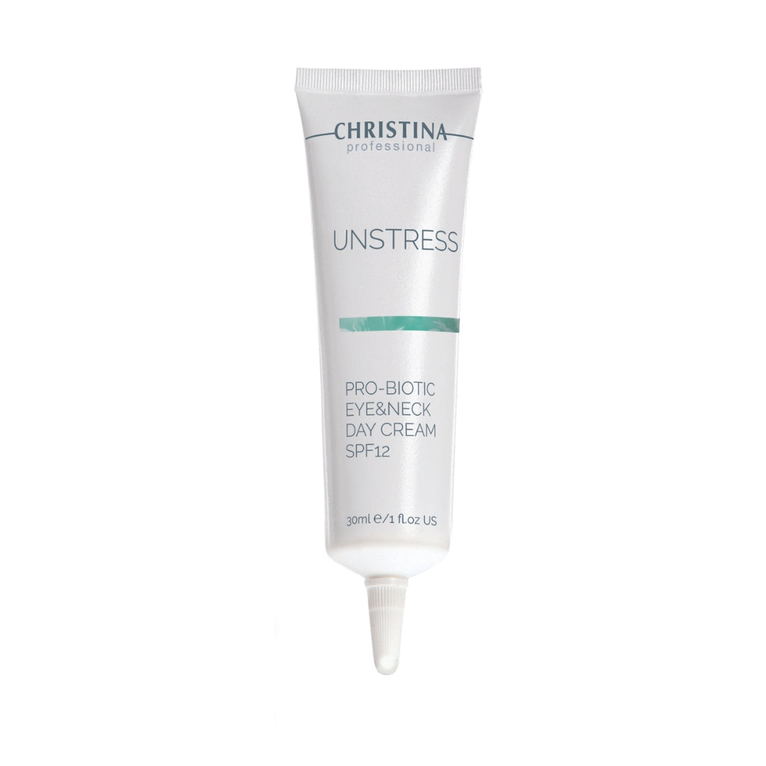 UNSTRESS プロバイオティックアイ&ネックデイ クリーム  SPF12