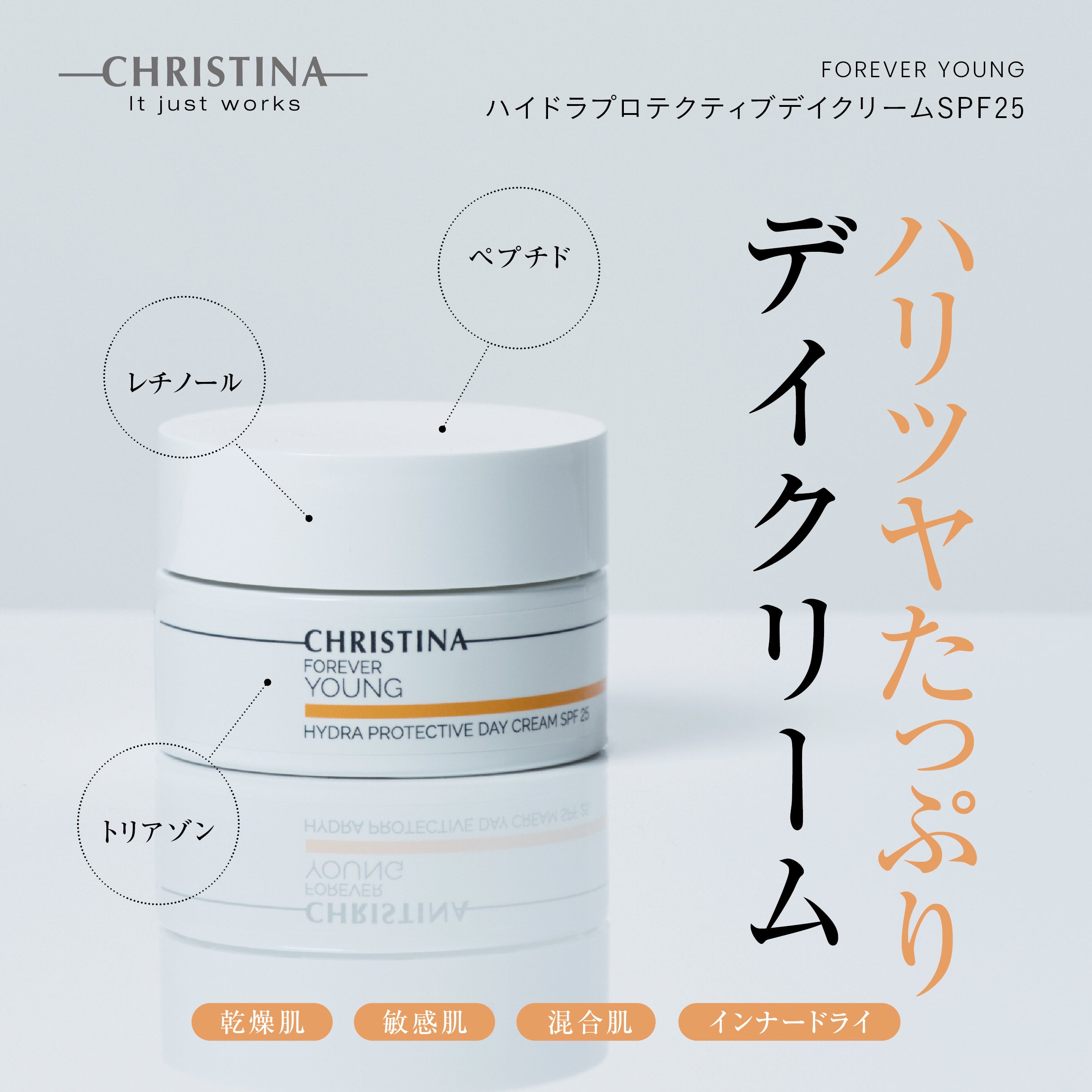 FOREVER YOUNG　ハイドラ プロテクティブデイクリーム SPF25